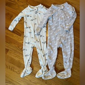18-24 month cotton footies